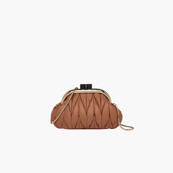 Miu Belle Nappa leather clutch - 3