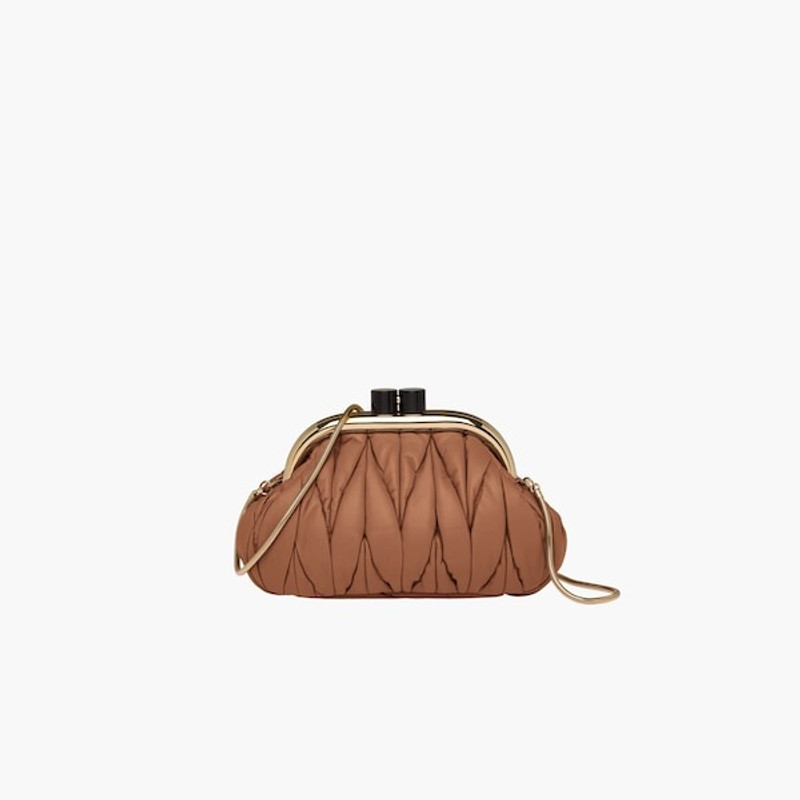 Miu Belle Nappa leather clutch 3