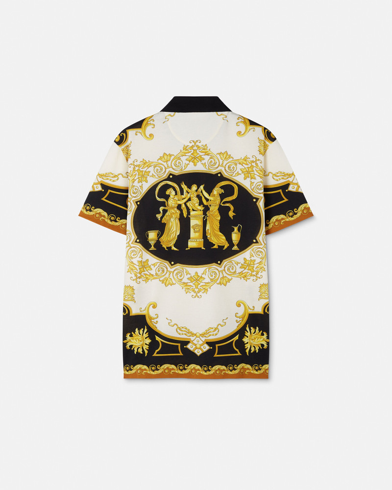 Printed Cotton Piqué Polo 3