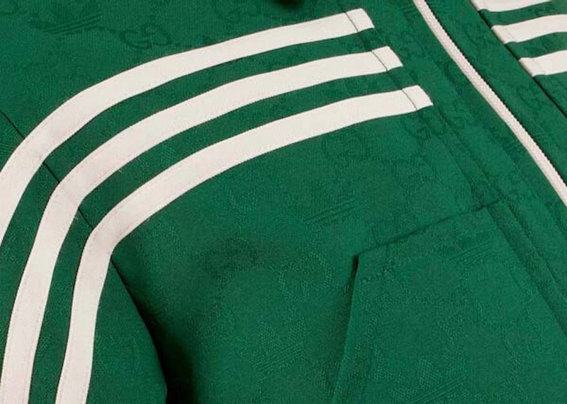 GUCCI adidas x Gucci jacquard jacket outlook