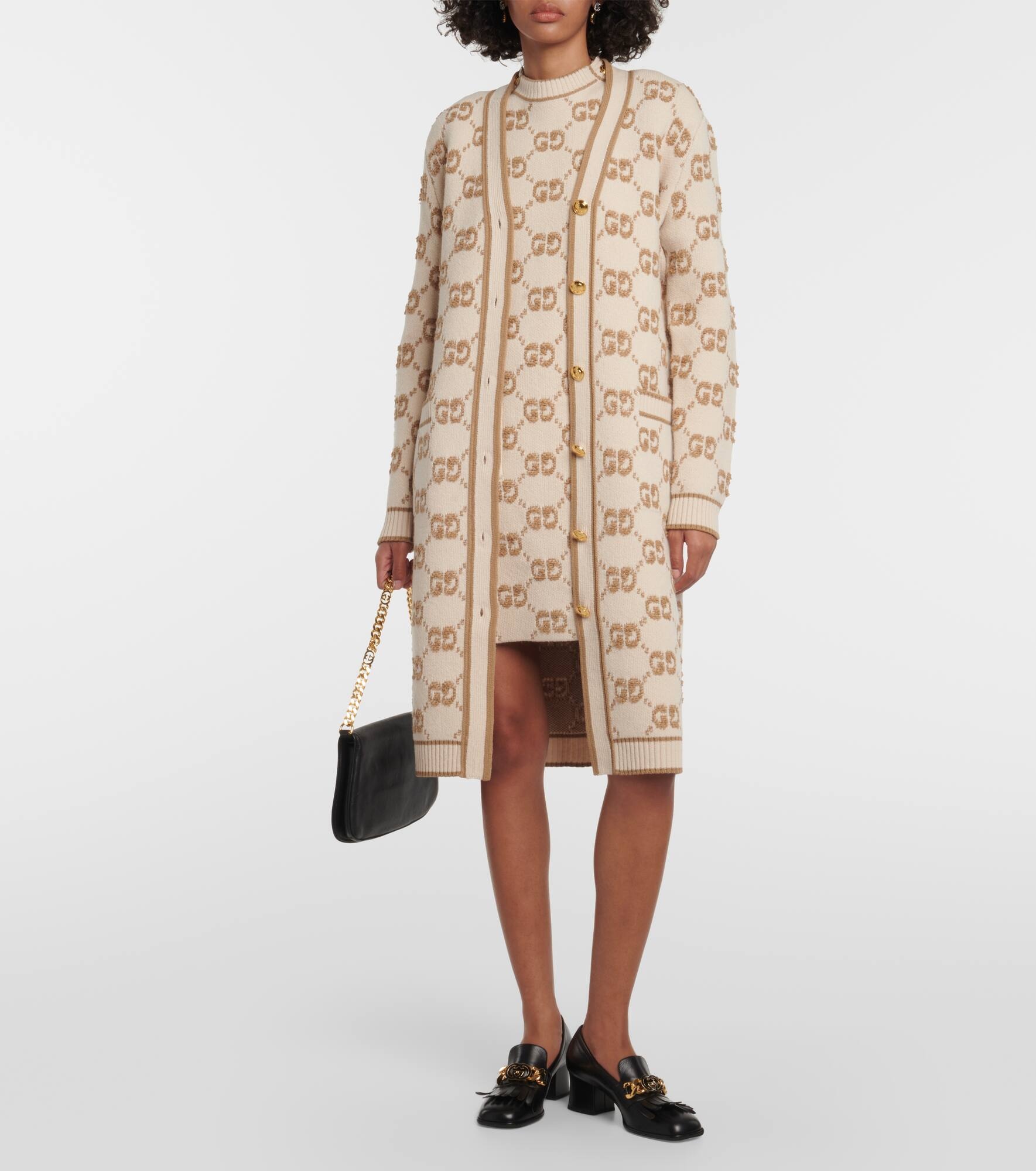 GG jacquard wool bouclé minidress - 6