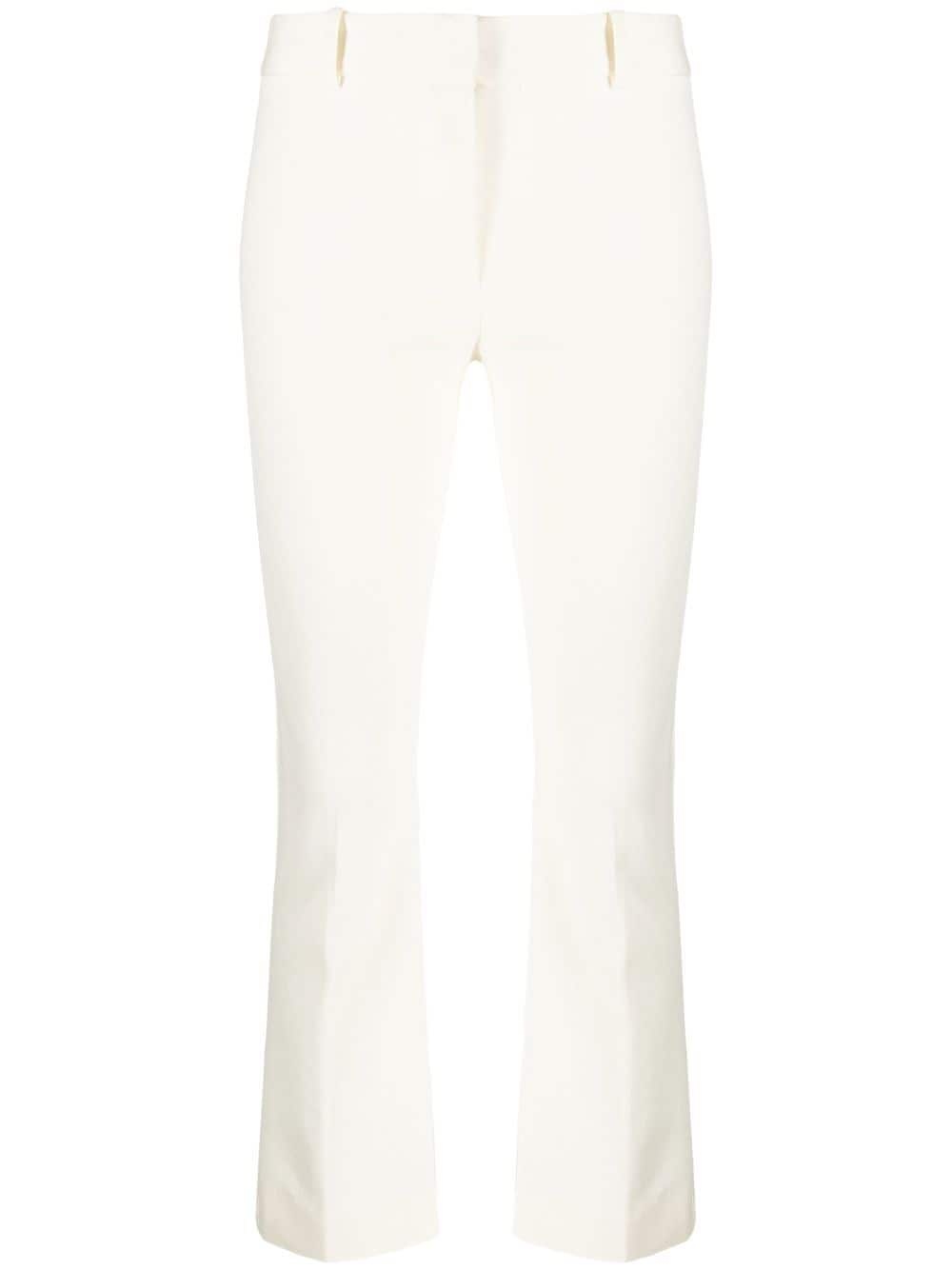 skinny-cut cropped trousers - 1