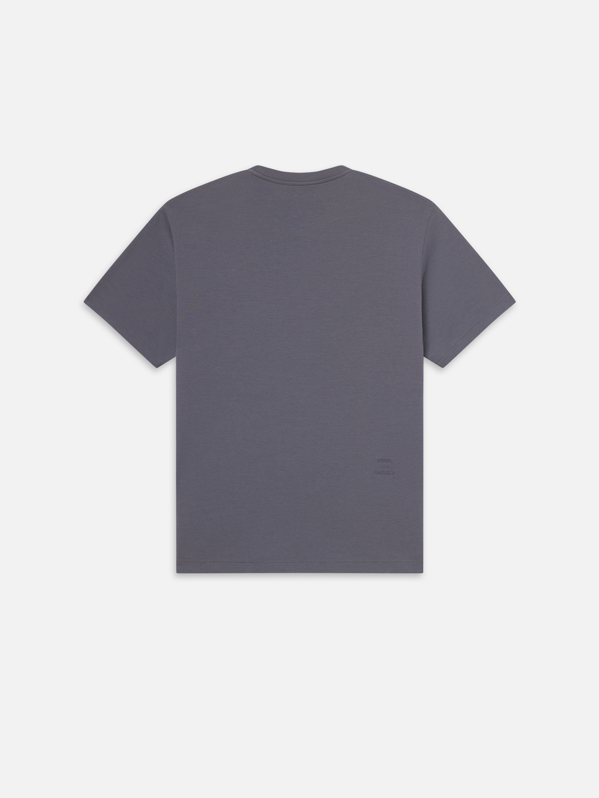 Duo Fold Tee in Smoky Blue - 4