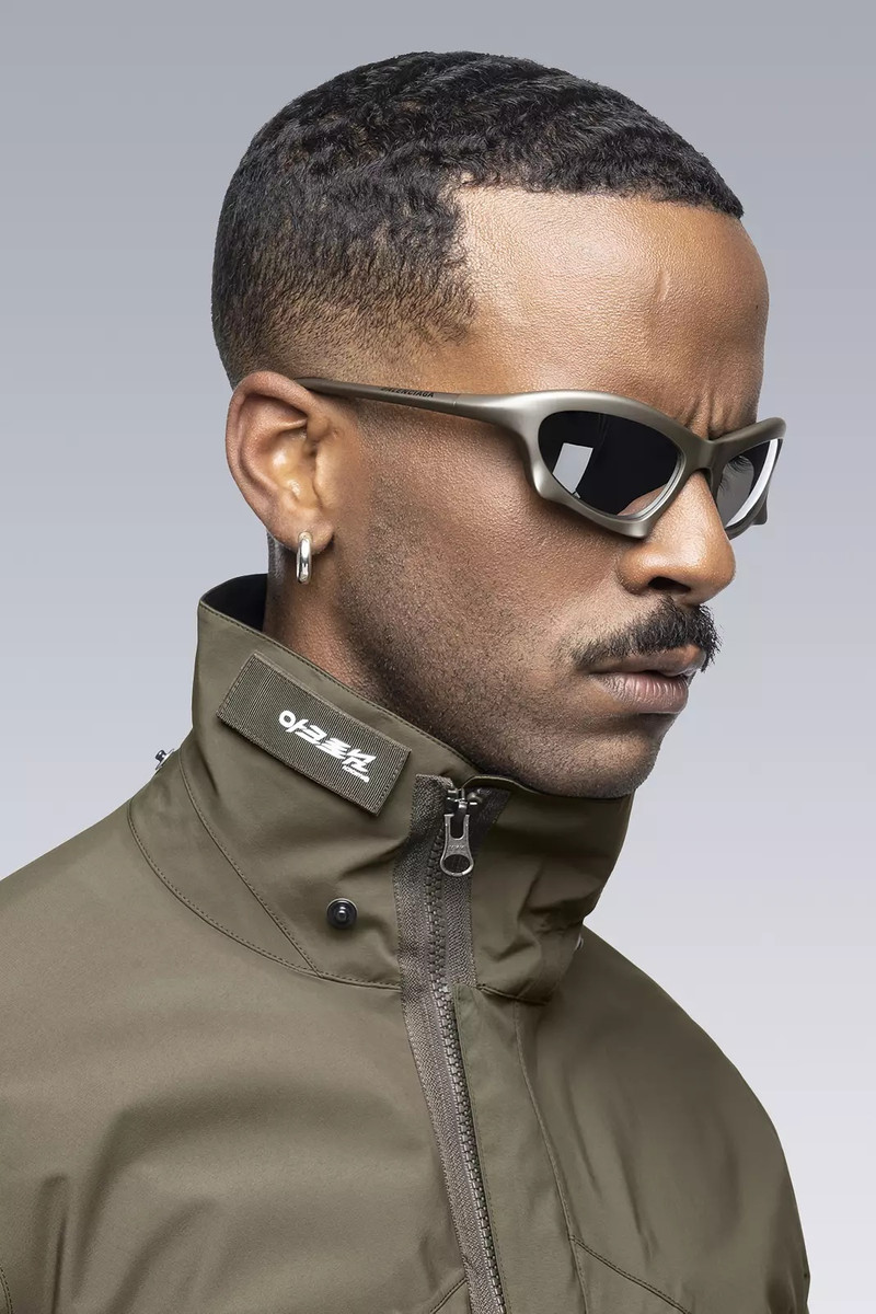 J1A-GTKR-RFM KR EX 3L Gore-Tex® Pro Interops Jacket RAF Green with size 5 WR zippers in matte black 12