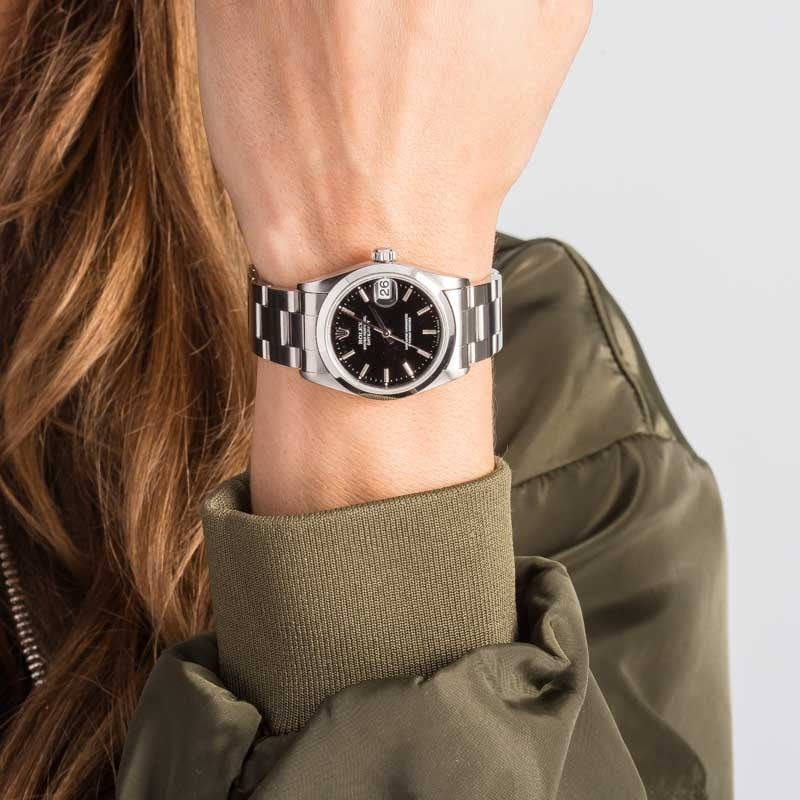 Rolex Datejust 31 78240 Black Dial - 5