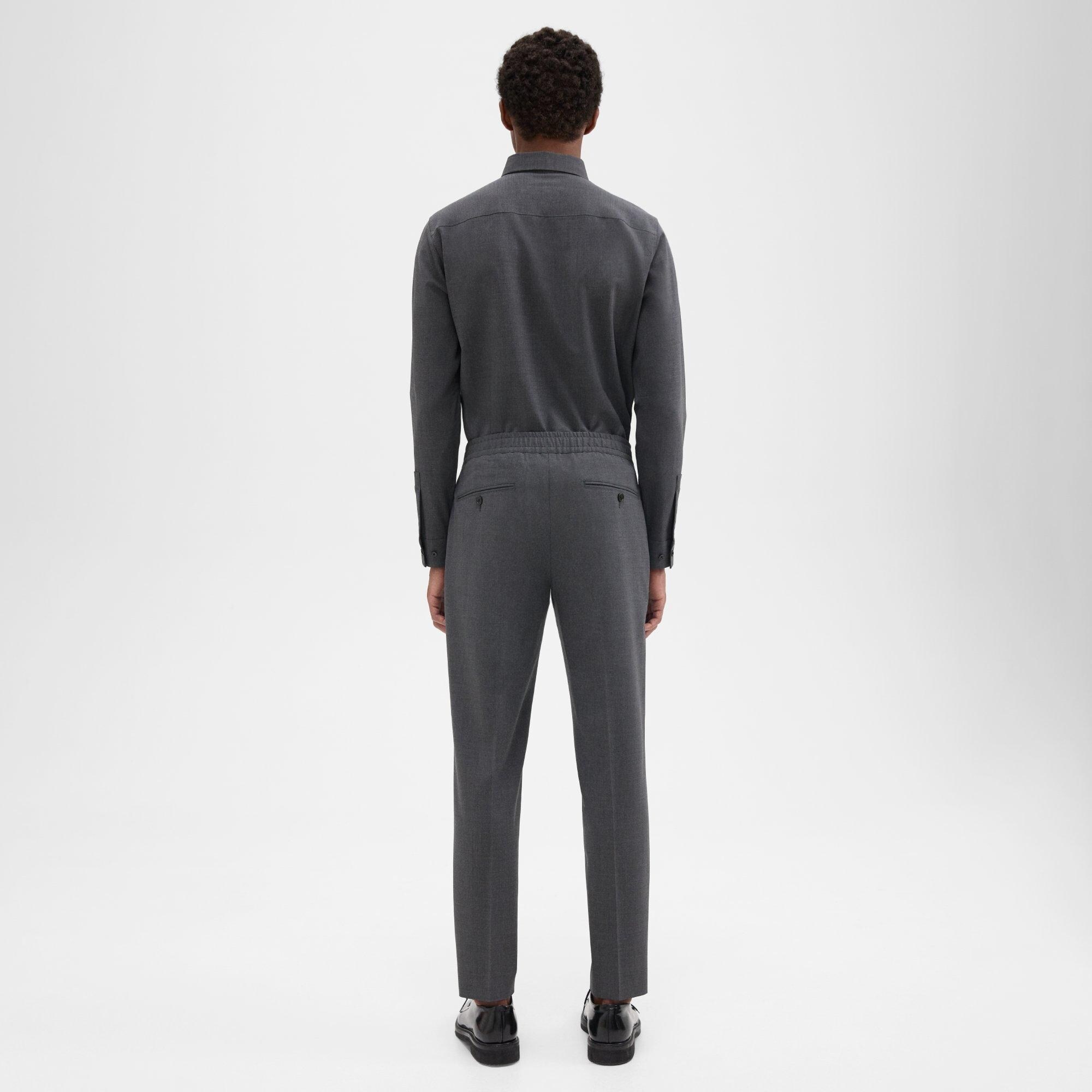 Larin Drawstring Pant in Stretch Wool - 4