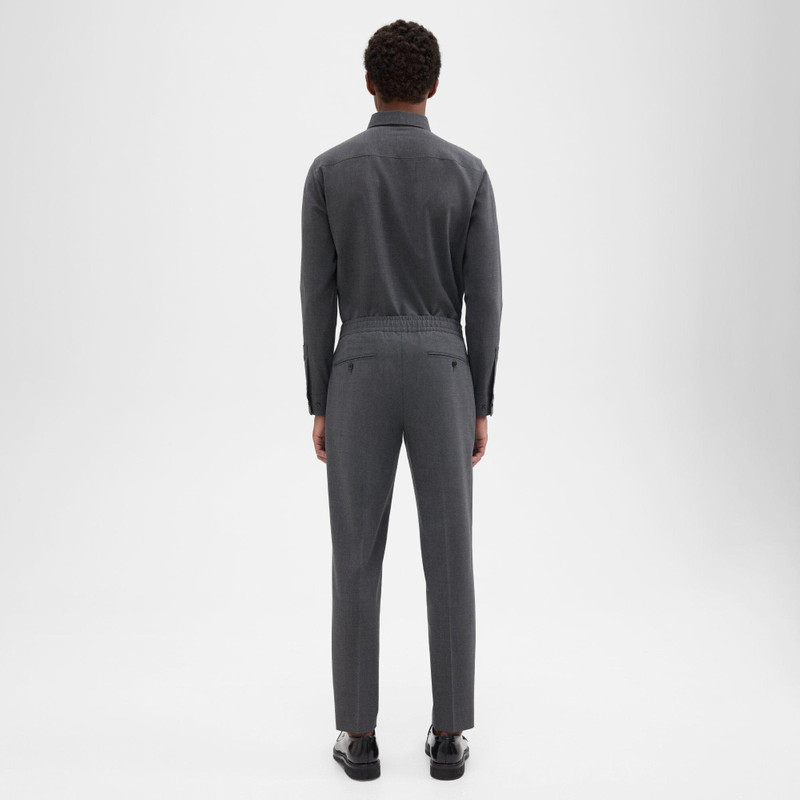 Theory Larin Drawstring Pant in Stretch Wool outlook