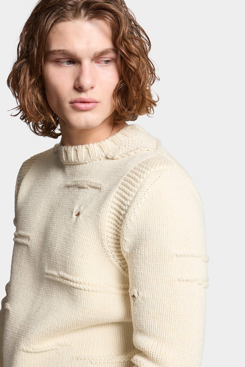 WOOL KNIT JUMPER - 5