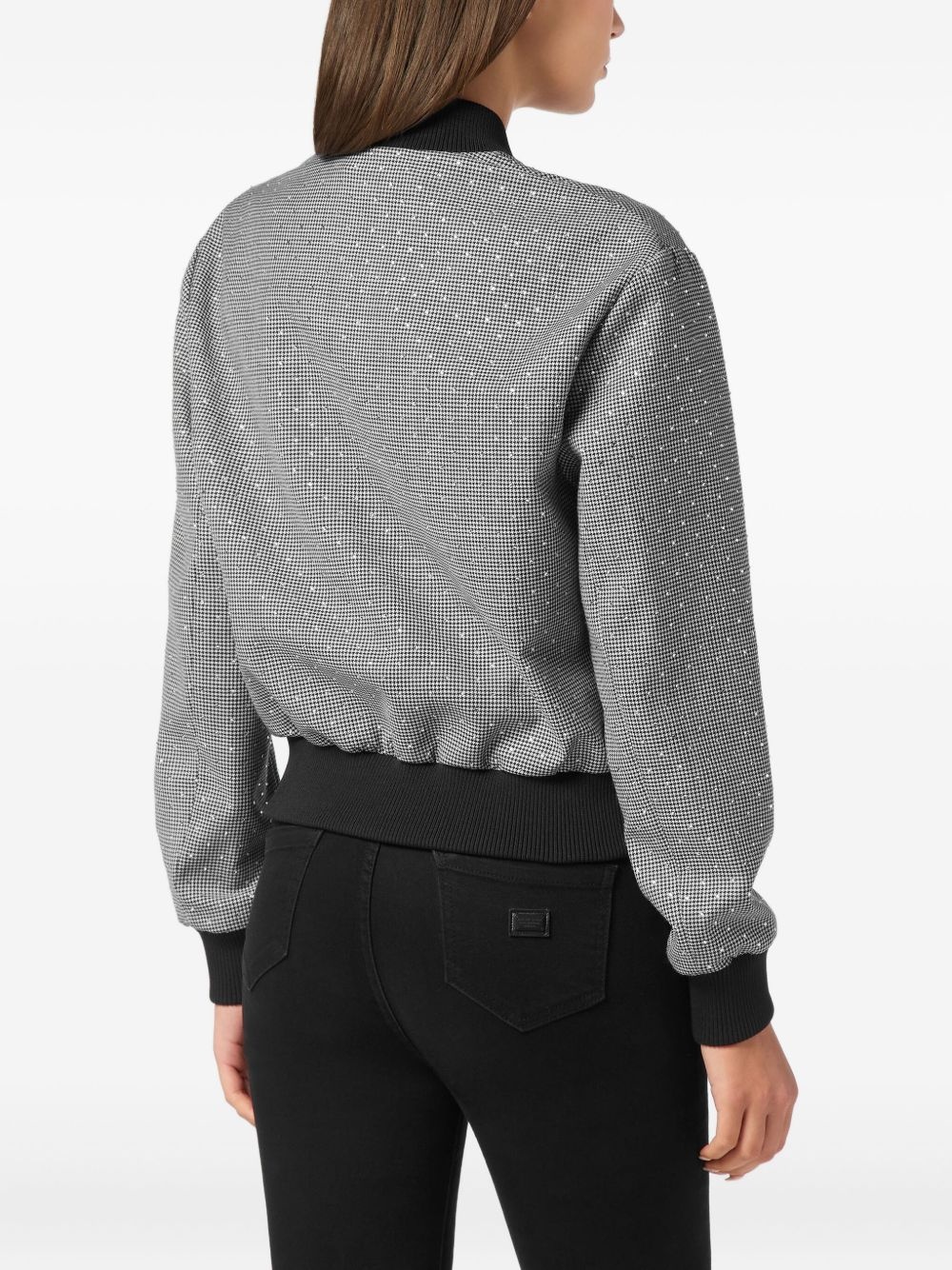 cropped bomber jacket - 4