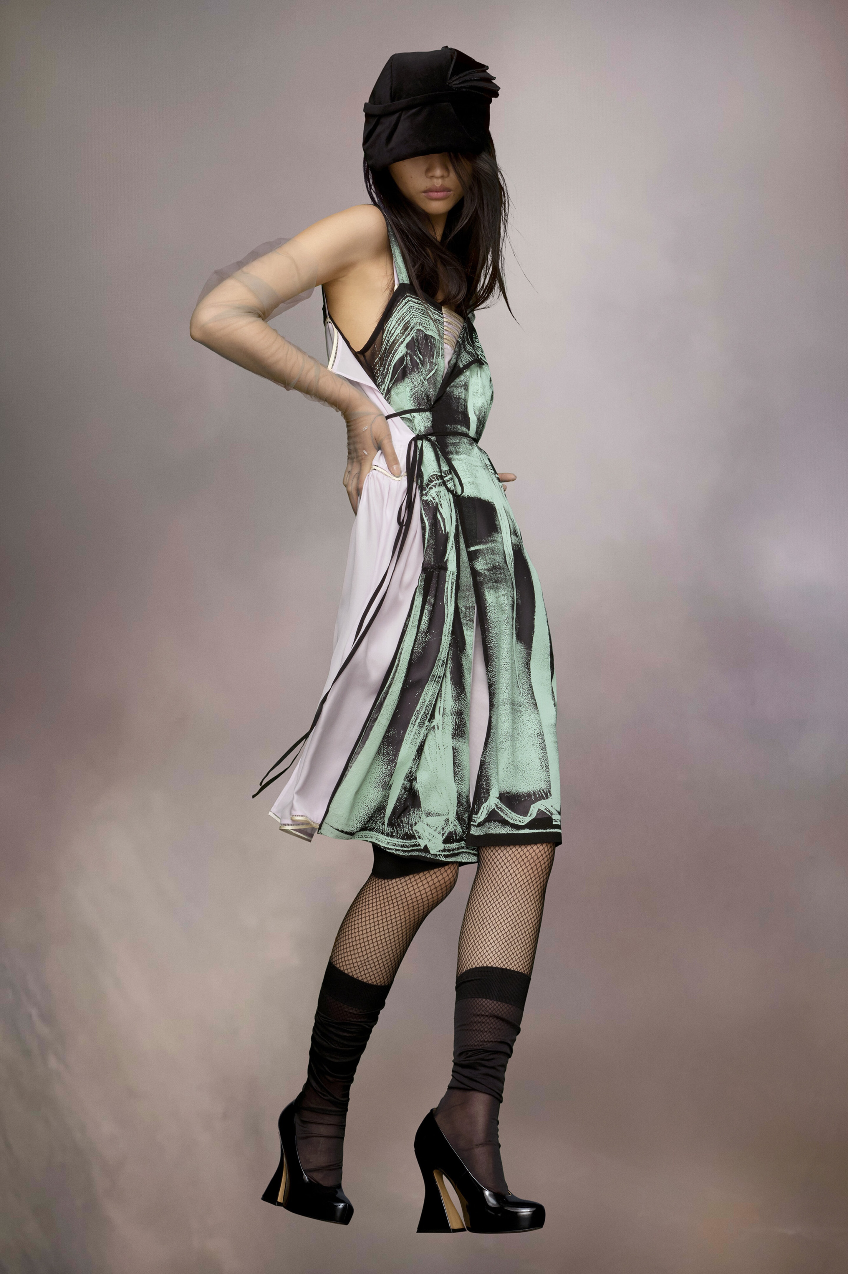 Freeze-frame silk dress - 2