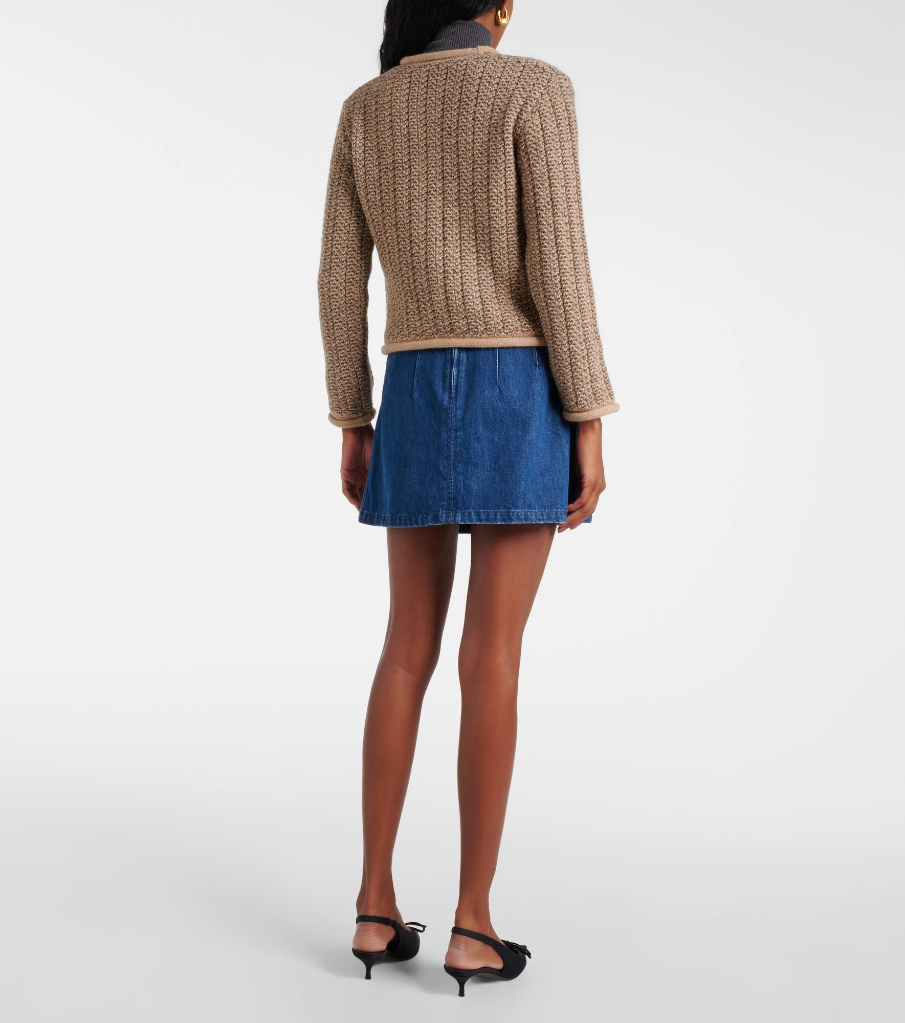 Wool and alpaca cardigan - 3