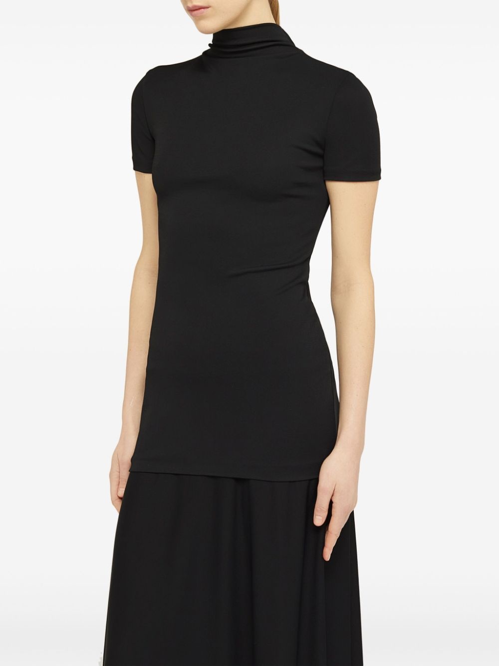 layered-design midi dress - 3