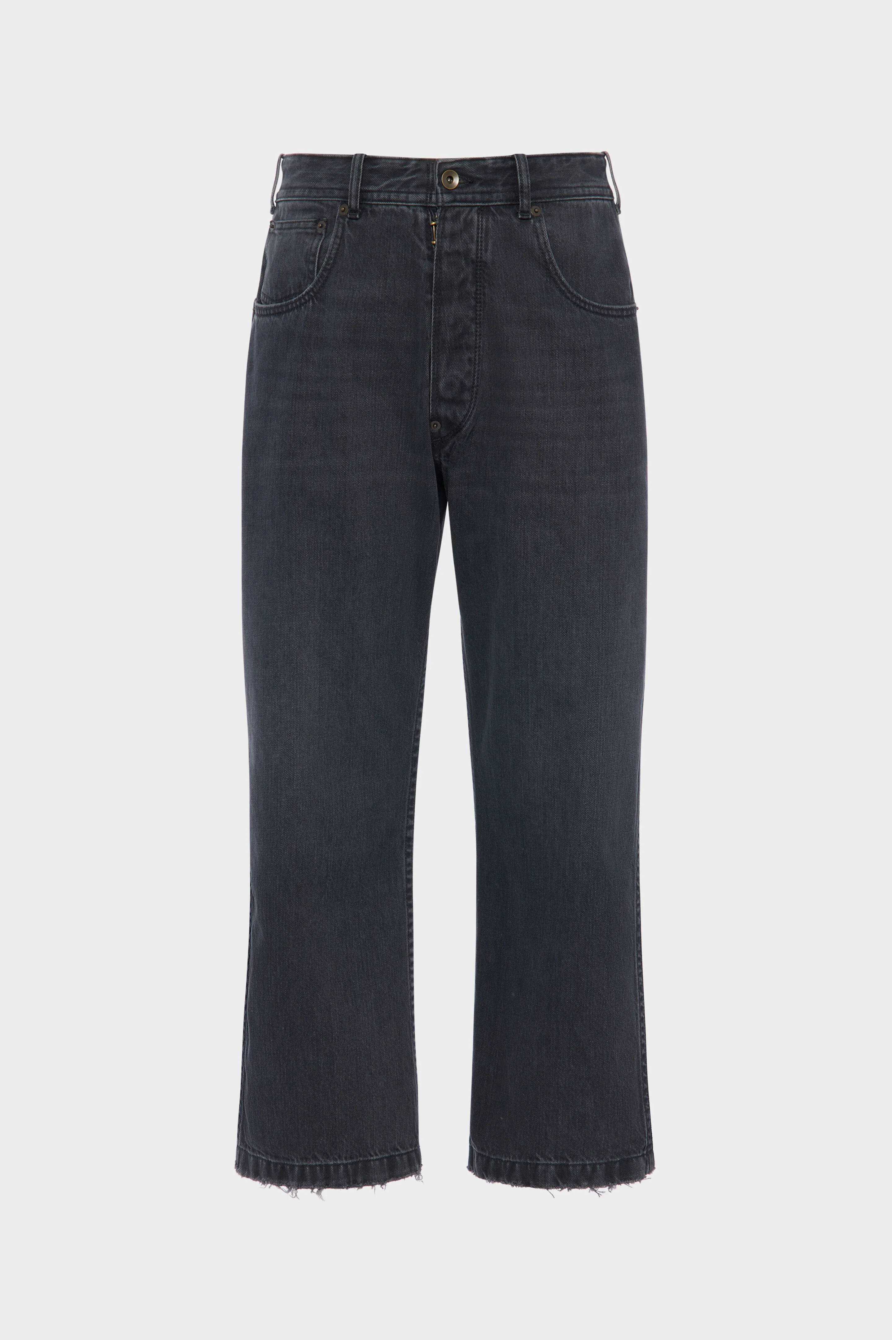 Straight-leg cropped jeans - 1