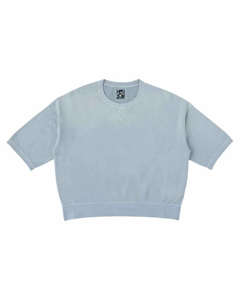 AMPLUS SB SWEAT S/S DMGD BLUE - 1