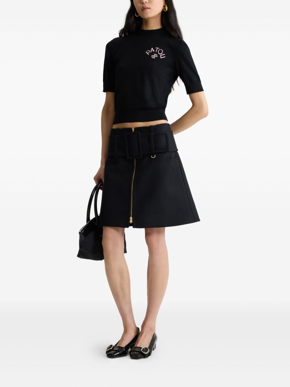 logo-embroidered sweater - 2