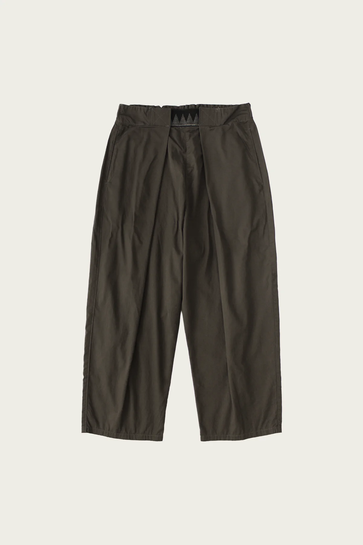 Combed Burberry Cotton EASY-BEACH-GO Pants - Dark Grey - 1
