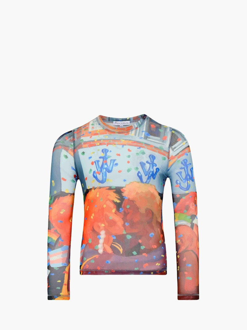 SHEER LONG SLEEVE TOP - PRIDE CAPSULE 1