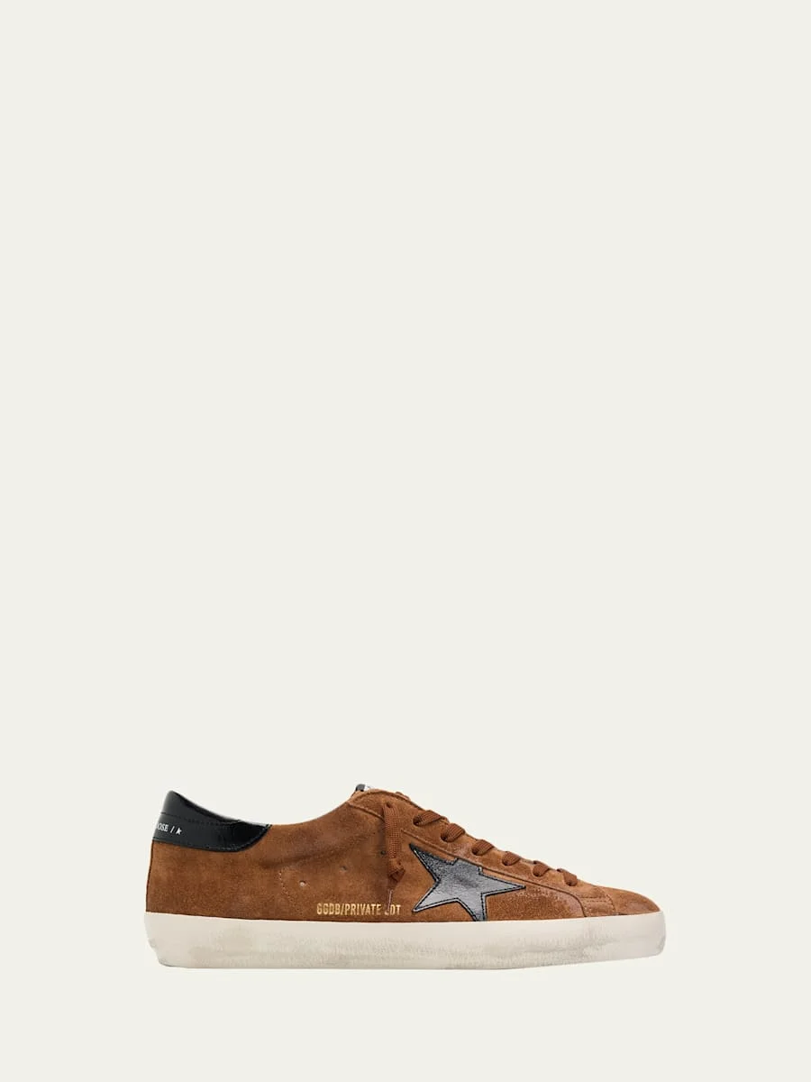 Men's Super-Star Suede Low-Top Sneakers - 1