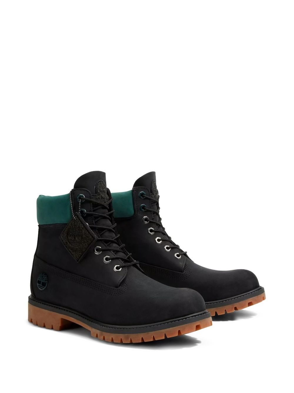 Premium 6-Inch "Black/Green" boots - 2
