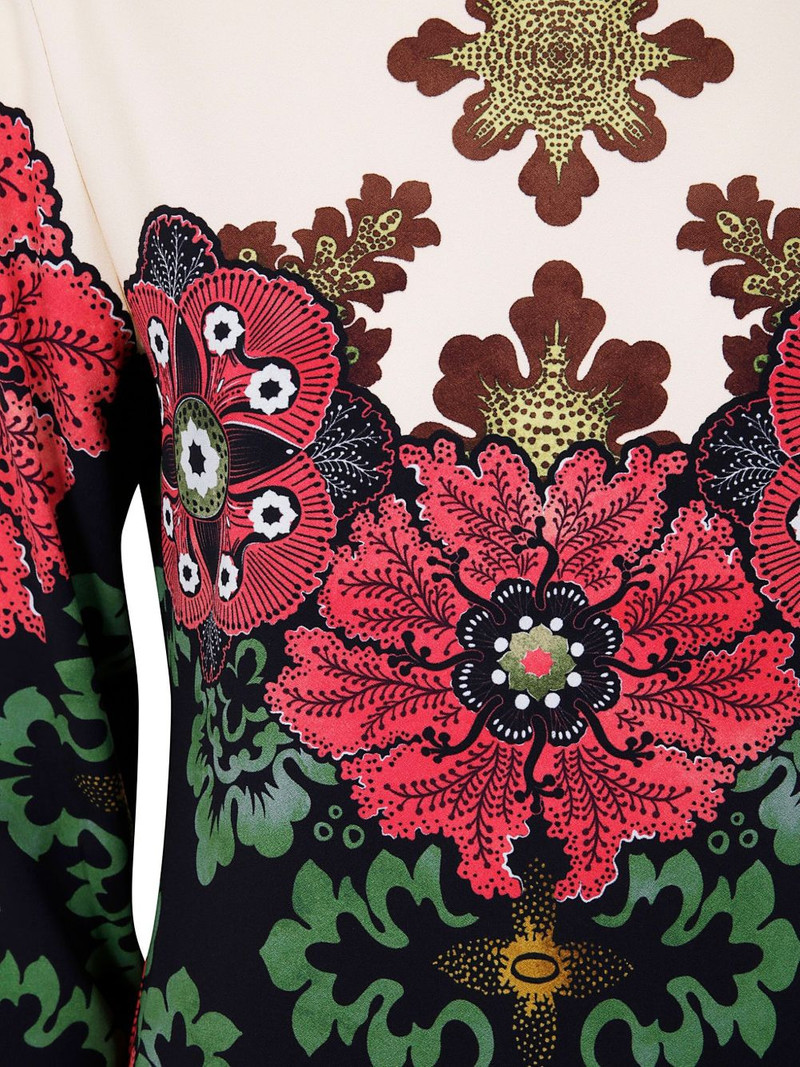 floral-print high-neck dress 3