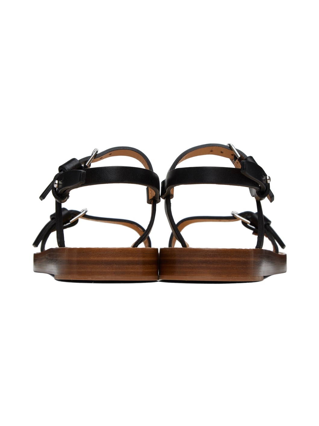 Black Steward Sandals - 2
