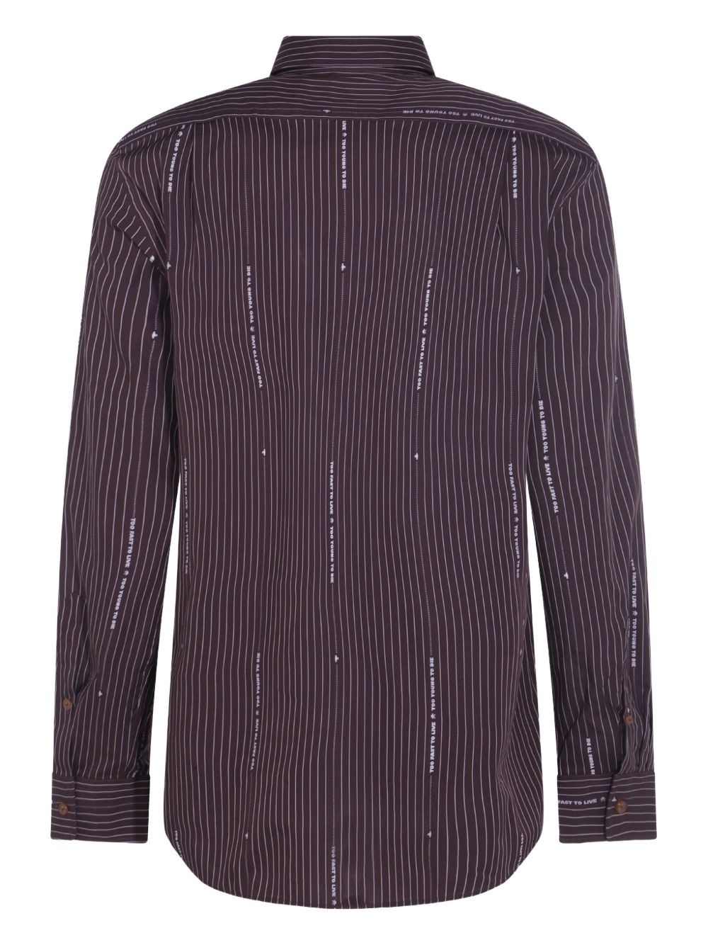 pinstripe orb shirt - 2