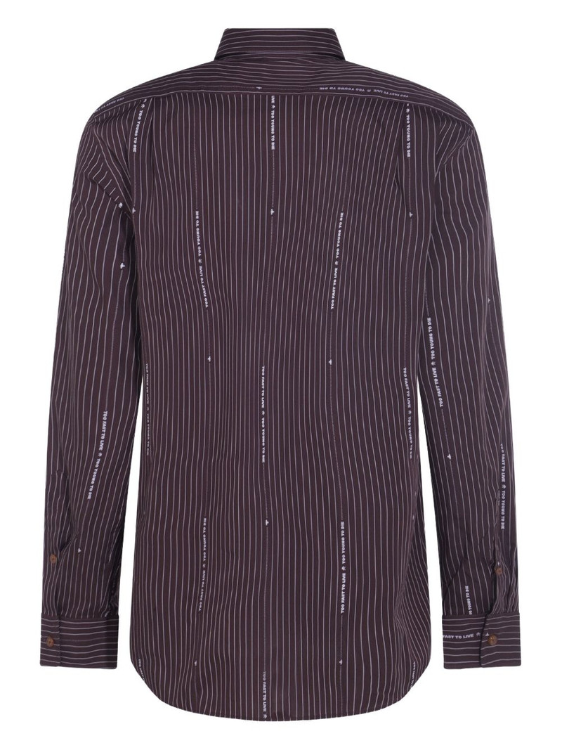 Vivienne Westwood pinstripe orb shirt outlook