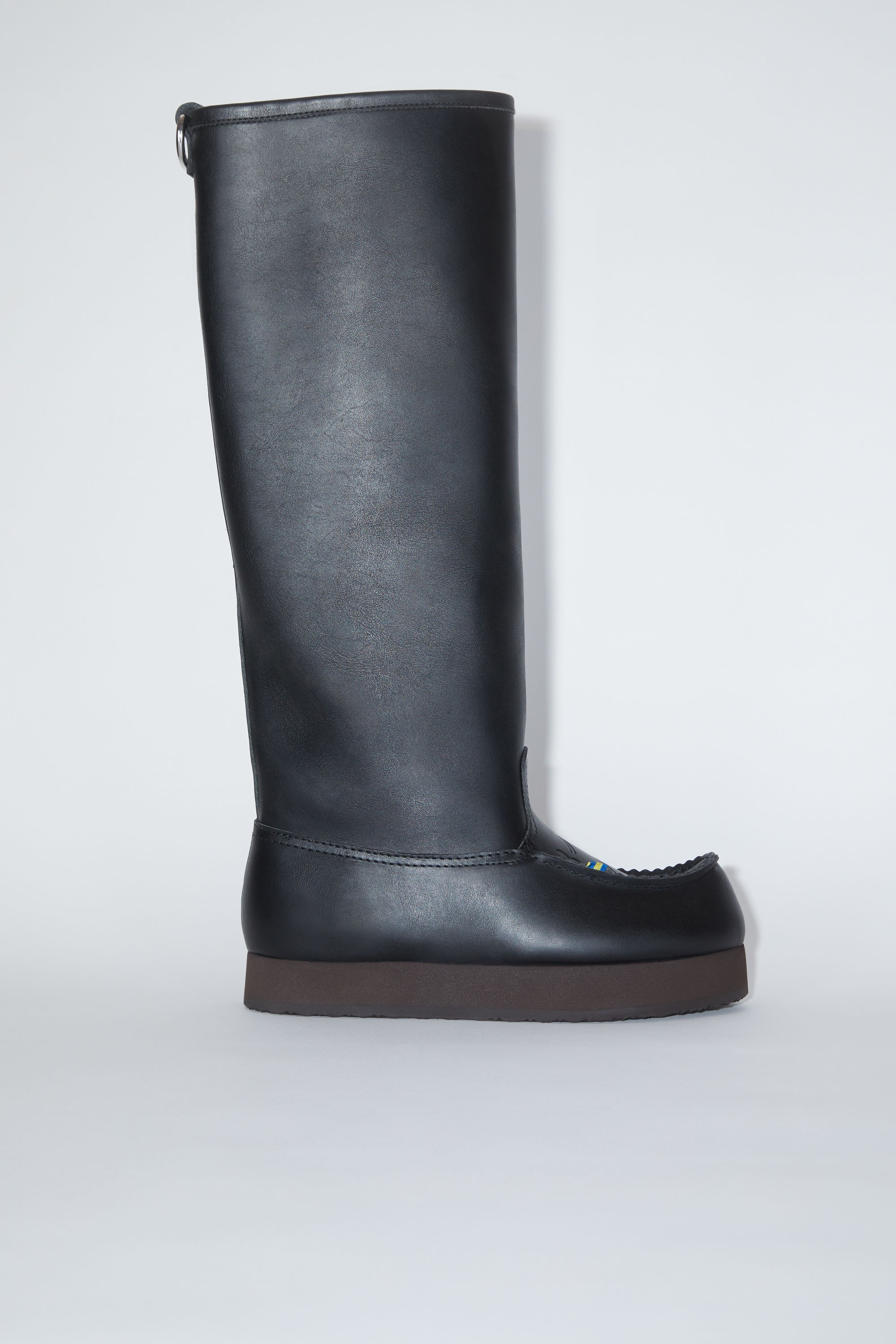 Leather boots - Black - 1