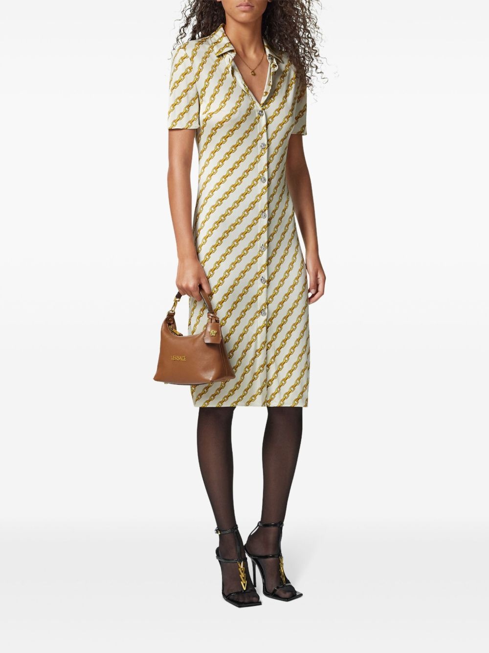 printed midi dress - 2
