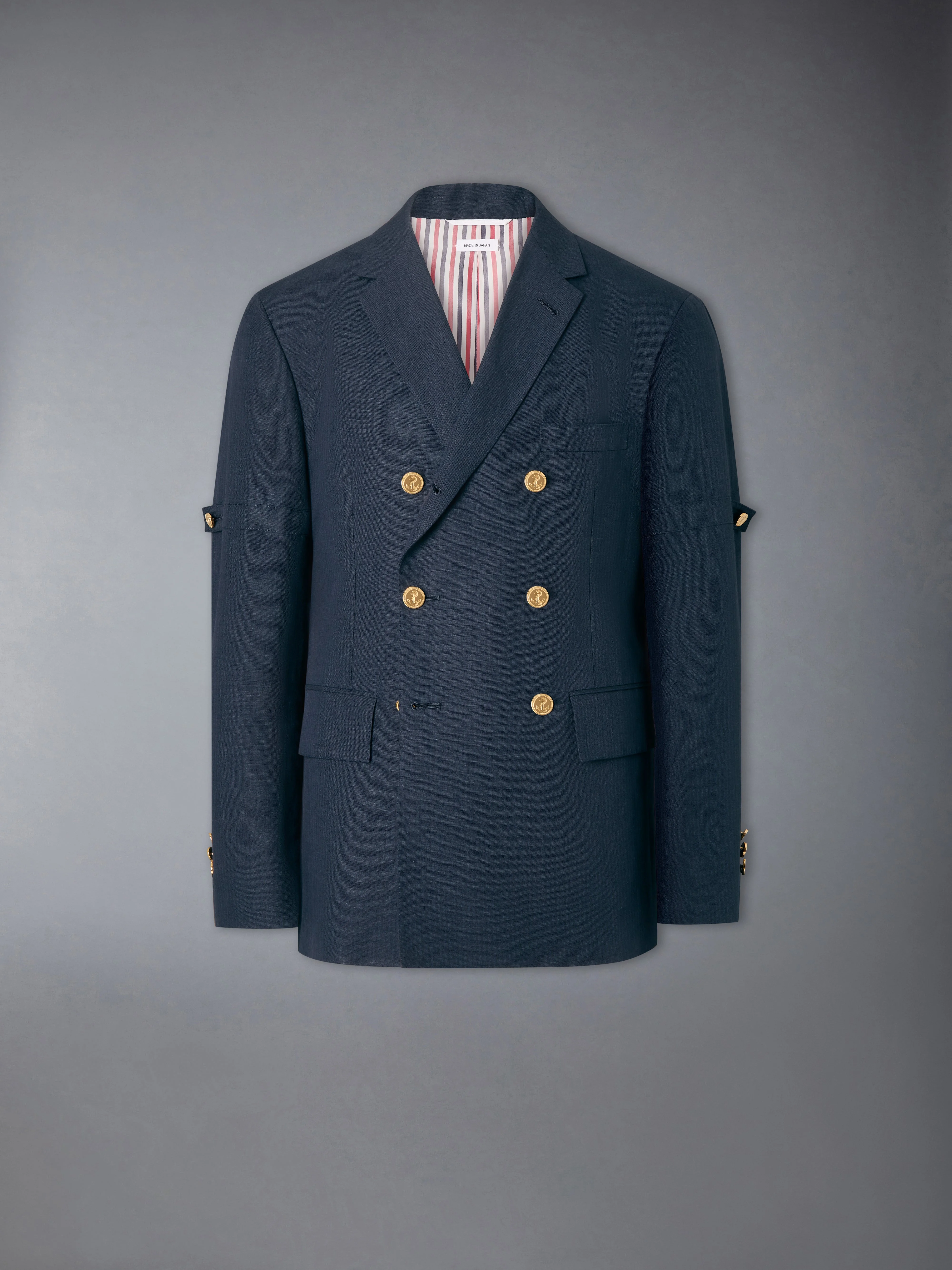 UNIVERSITY STRIPE UNCONSTRUCTED SPORTCOAT - 1