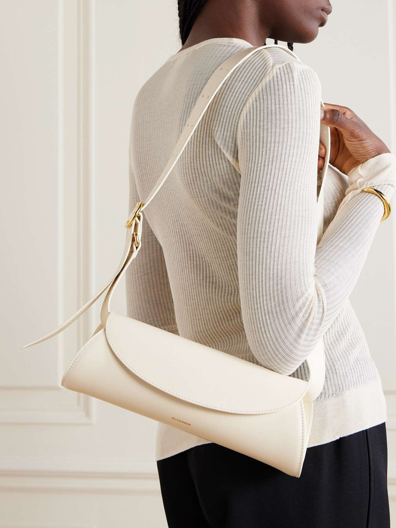 Jil Sander Cannolo small leather shoulder bag outlook