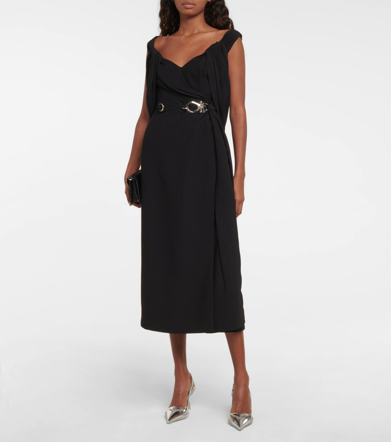 Prada Embellished crêpe dress outlook