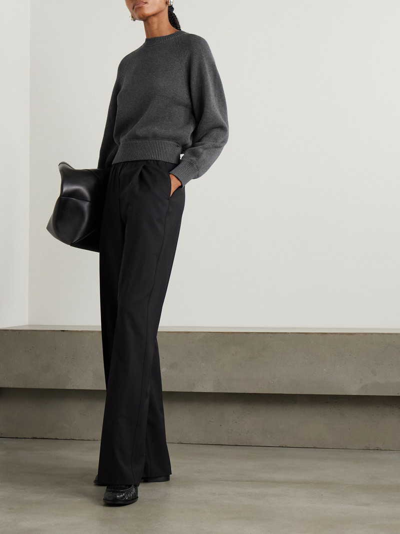 HIGH SPORT Lara cotton sweater Charcoal outlook