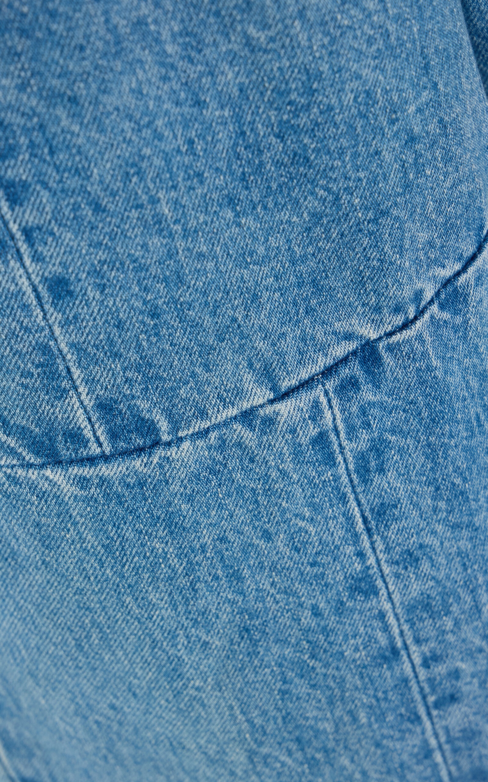 Mica Seamed Rigid Low-Rise Wide-Leg Jeans medium wash - 2