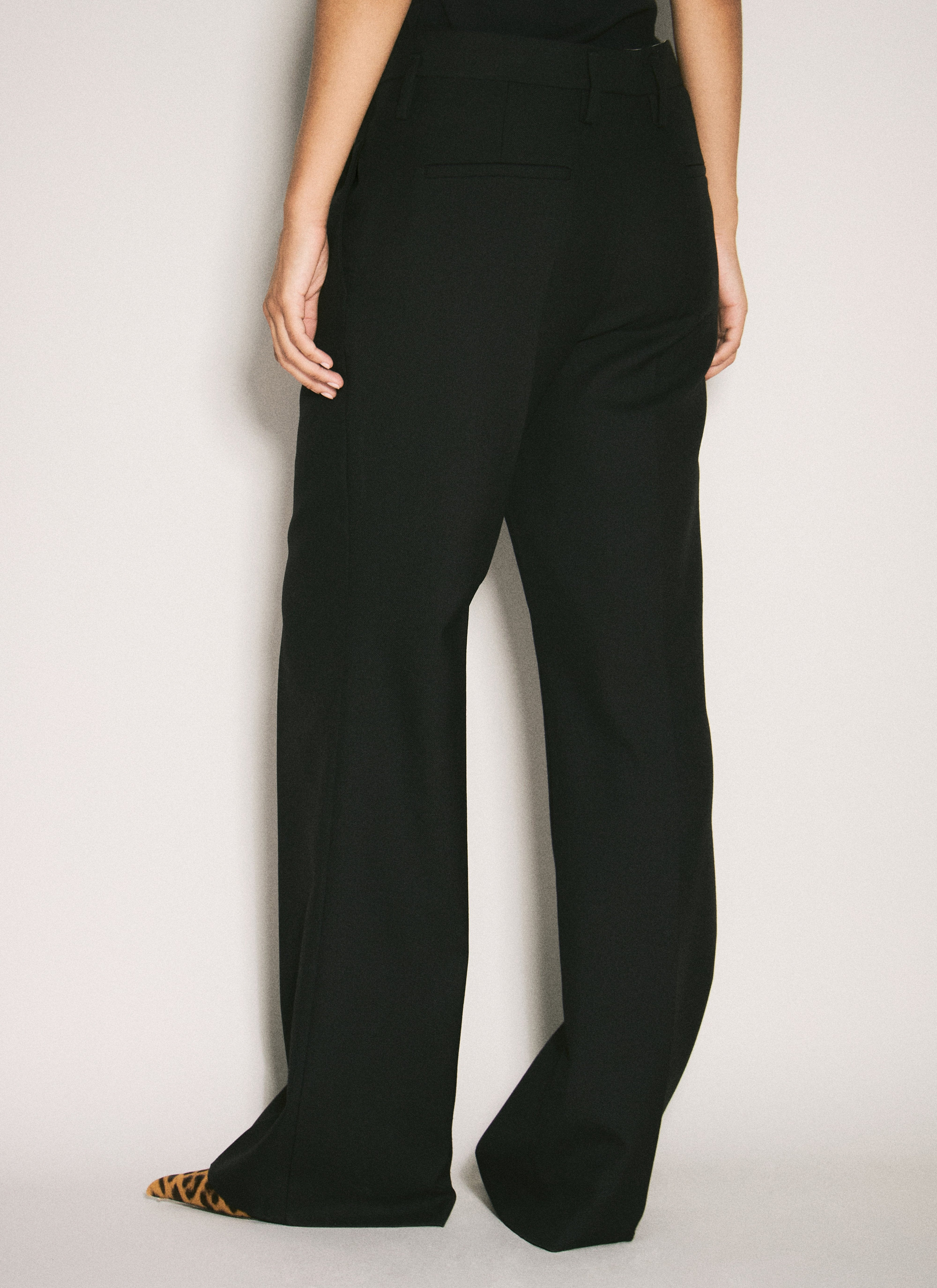Prada Women Wool Gabardine Pants - 5