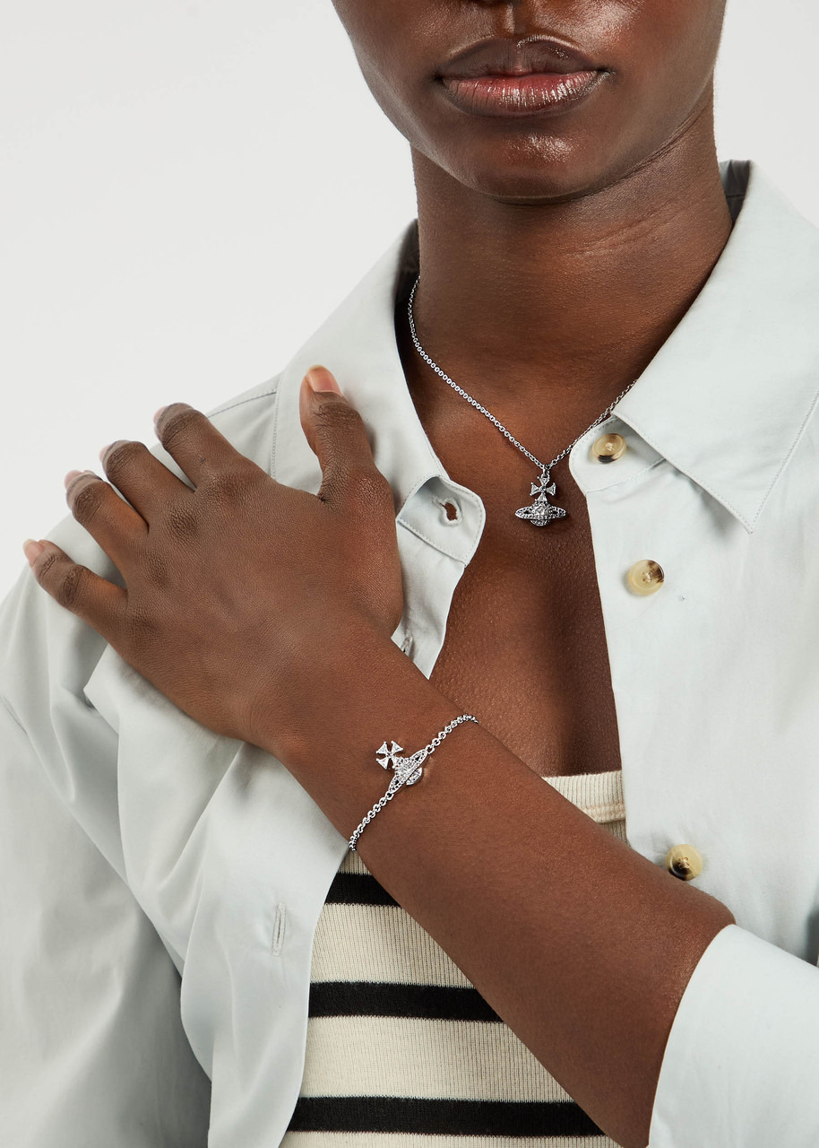 Vivienne Westwood Mila orb Pavé Bracelet - 2