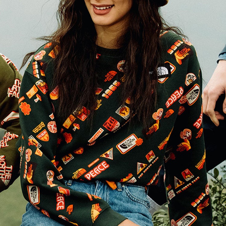 (WMNS) THE NORTH FACE Vanlife Logo Sweater 'Multicolor' NF0A5JW9-VR0 - 6