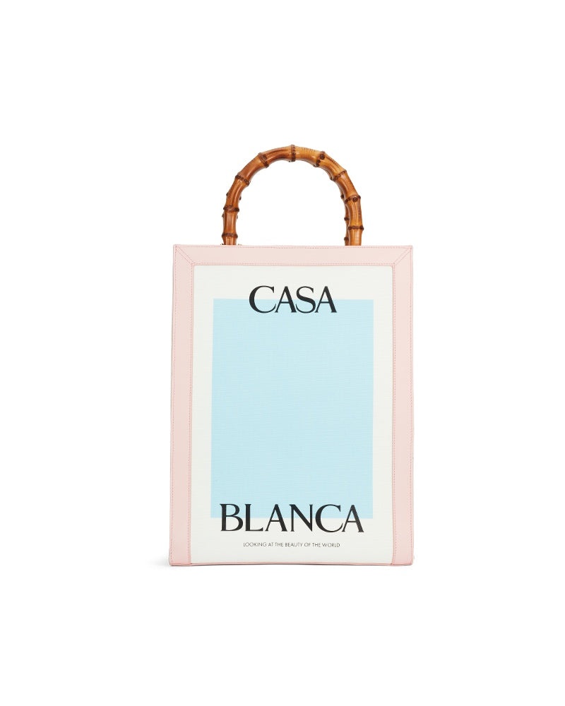 【CASABLANCA】 Casa Canvas Tote Bag 関税/送料込 CASABLANCA】 Casa Canvas Tote Bag 関税/送料込 (Casablanca