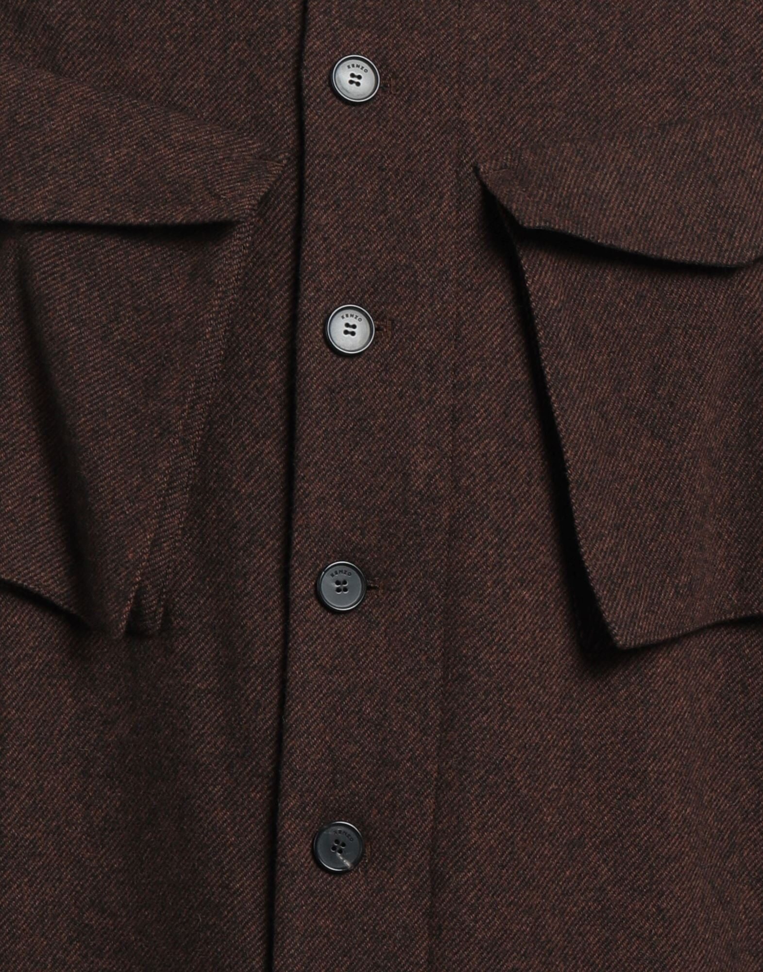 Dark brown Men's Patterned Shirt - 4