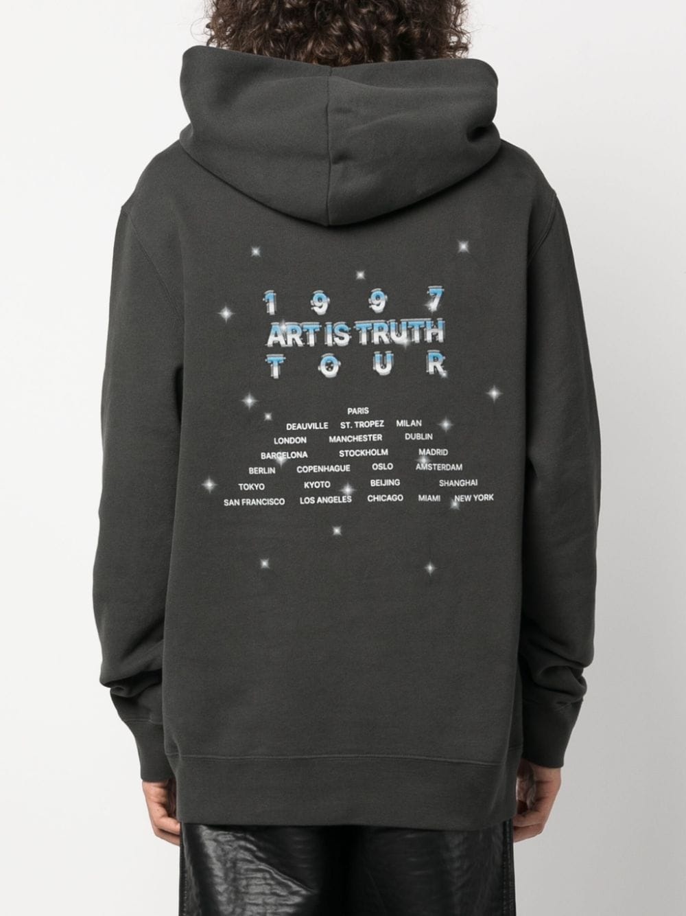 logo-print organic cotton-blend hoodie - 4
