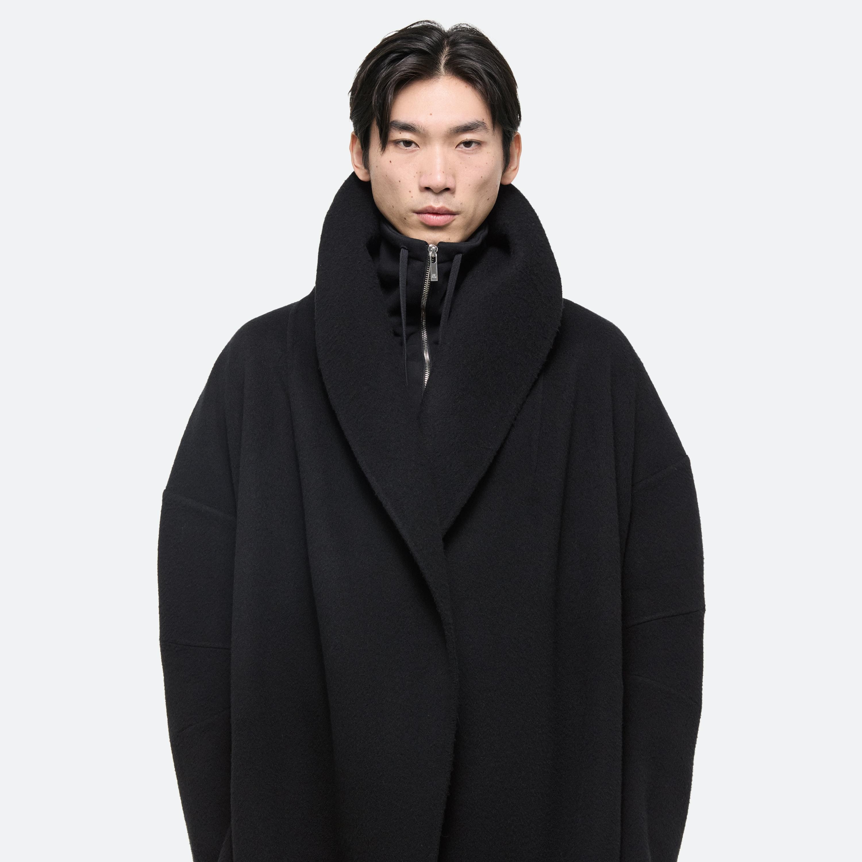 DOUBLE-FACED APEX COCOON COAT - 10