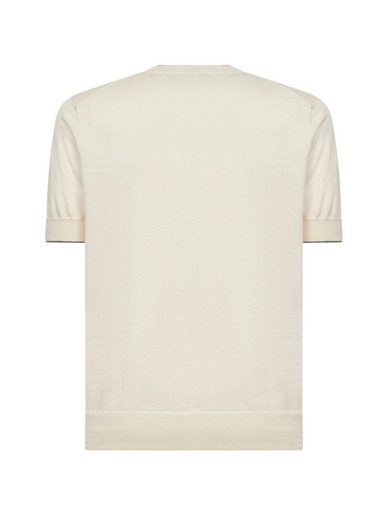 Brunello Cucinelli ribbed short-sleeves T-shirt outlook