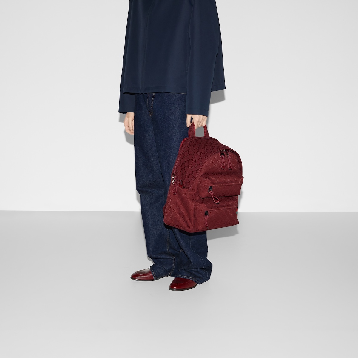 Medium backpack with Gucci logo - 4