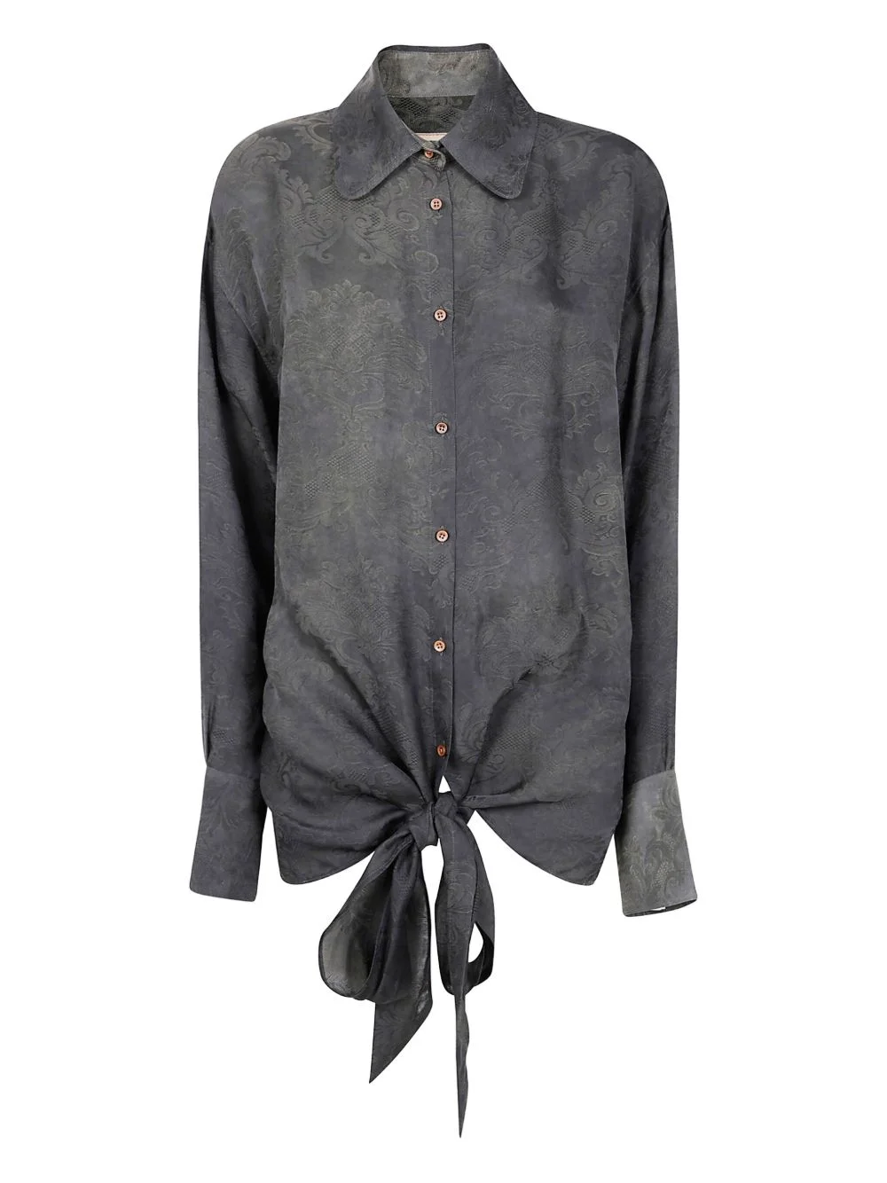 floral-pattern shirt - 1