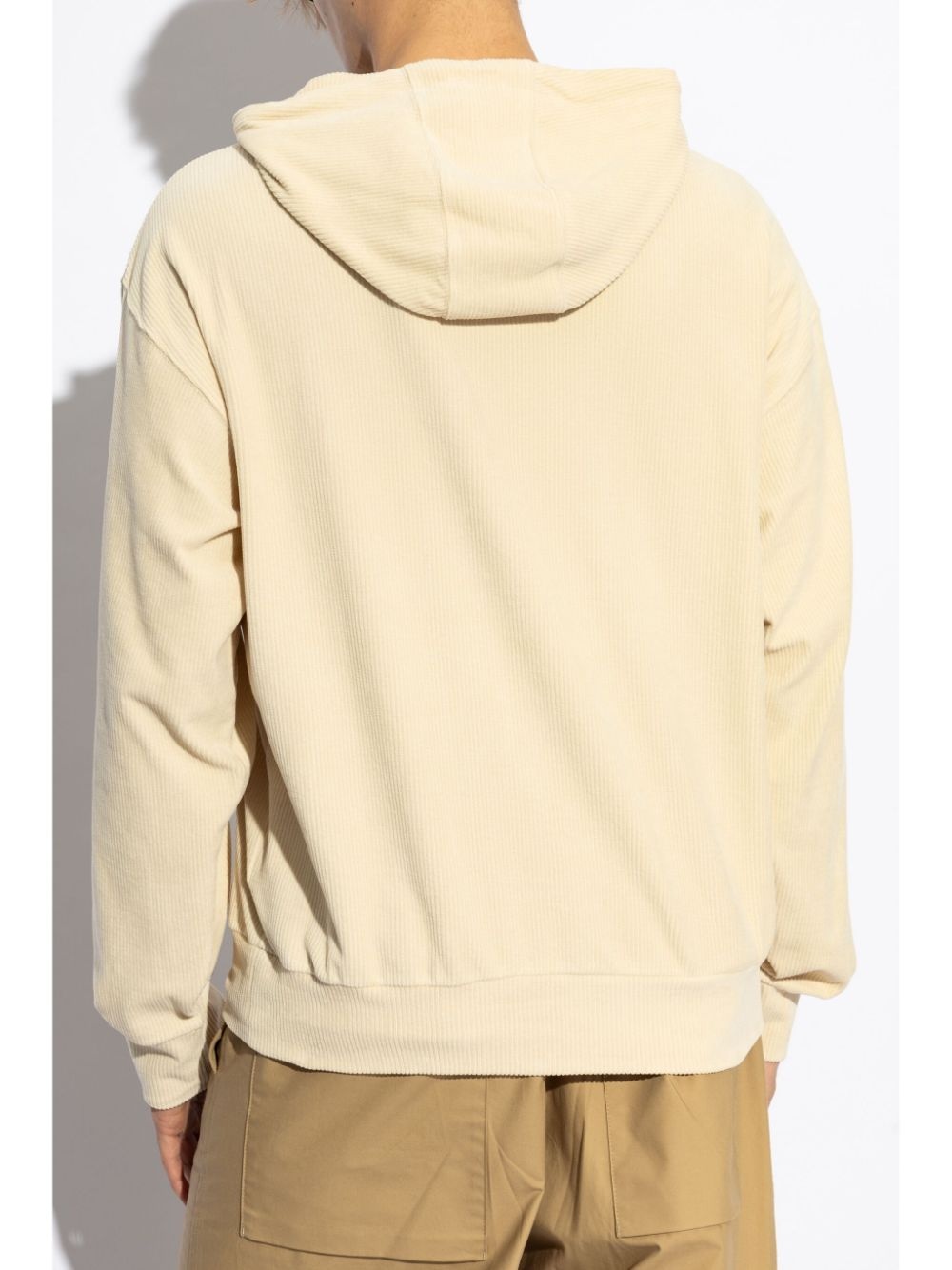 logo-embroidered hoodie - 4
