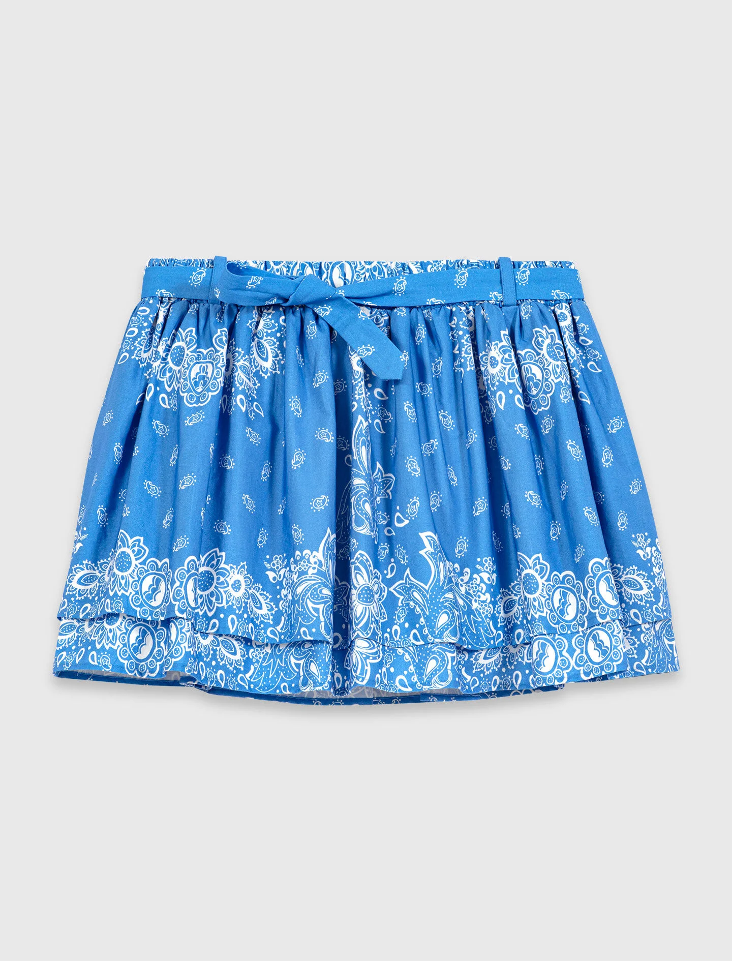 Printed ruffled skirt - 1
