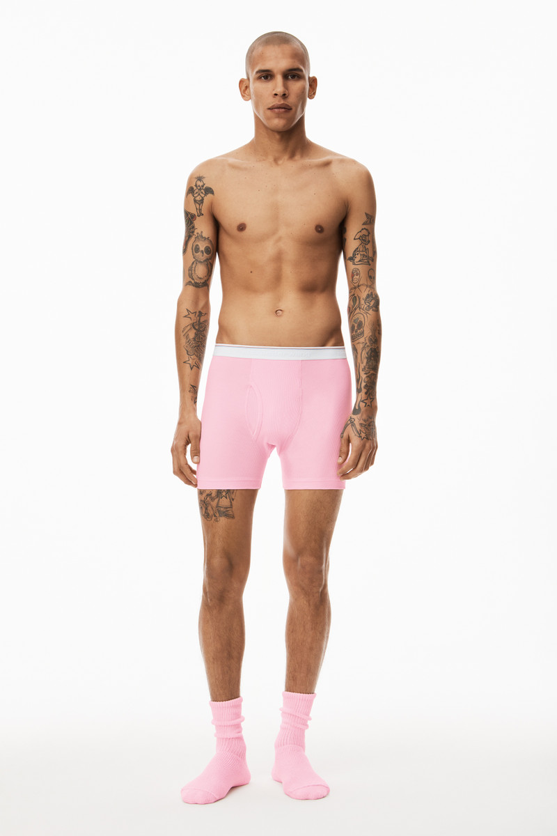 Alexander Wang BOXER BRIEF IN RIBBED JERSEY outlook