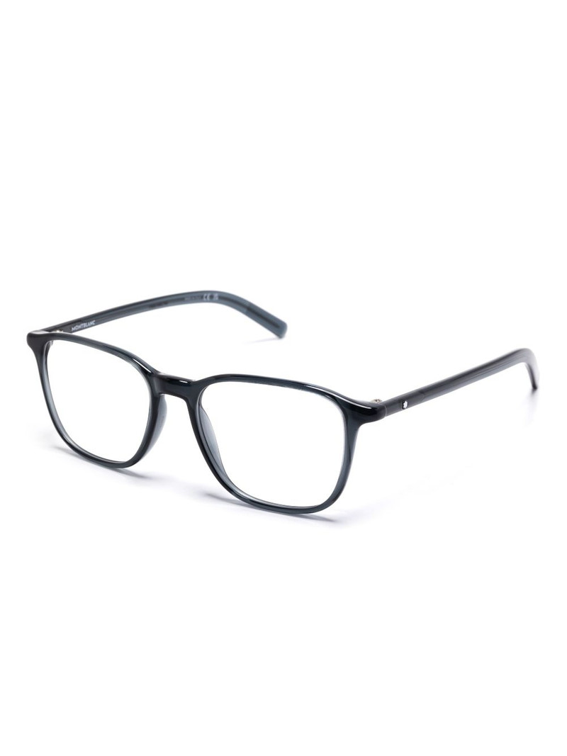 Montblanc square-frame glasses outlook