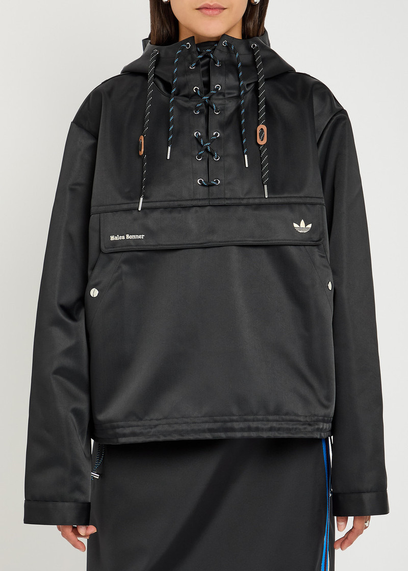 adidas Adidas X Wales Bonner X Wales Bonner Hooded Satin Jacket outlook