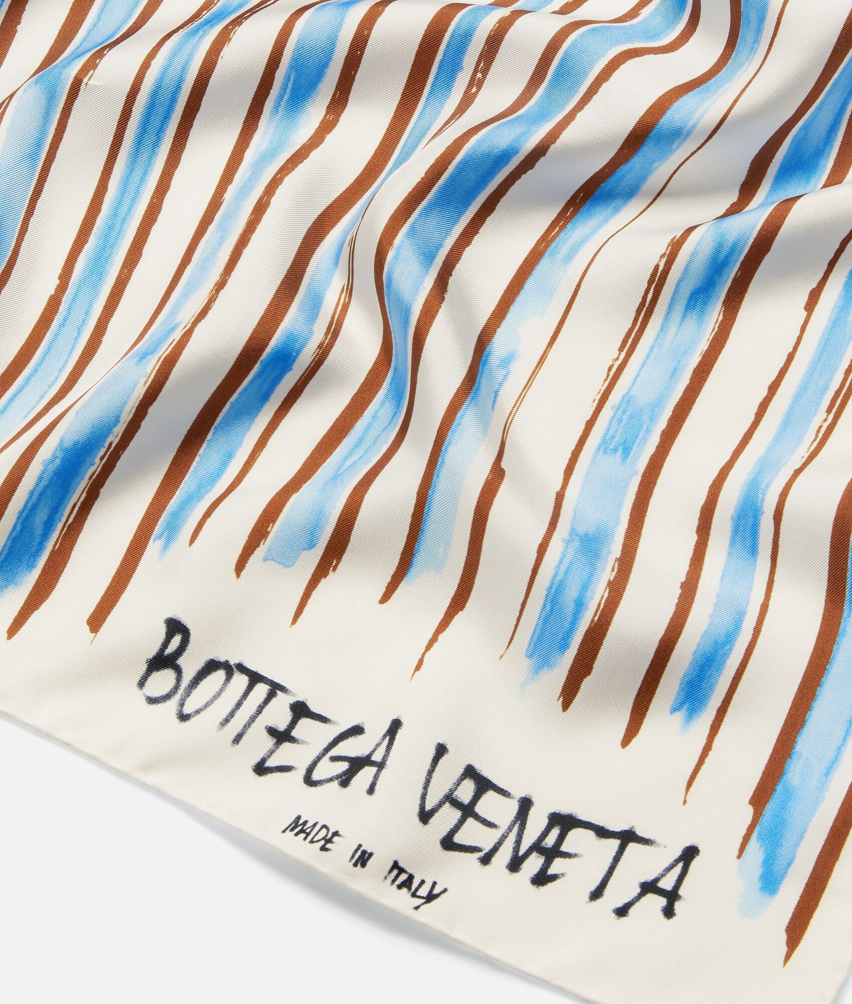 Printed Silk Stripe Foulard 3